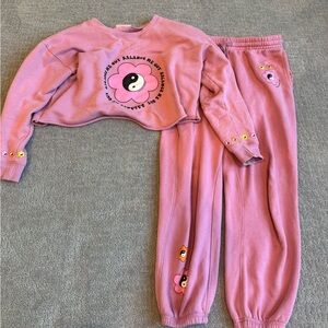 Frazier Sterling Balance Me Out Crop sweater crew neck